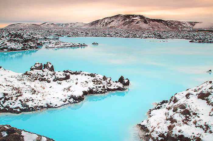 Inverno na Islândia - Aurora Boreal e Blue Lagoon